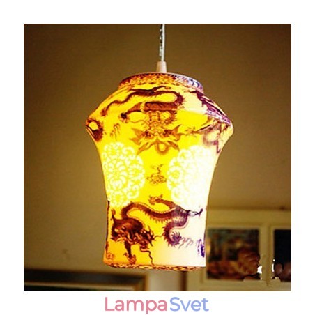 Retro keramická lampa Stairs Blue Single Head Luster Creative Retro keramická lampa Stairs Blue Single Head Luster Creative
