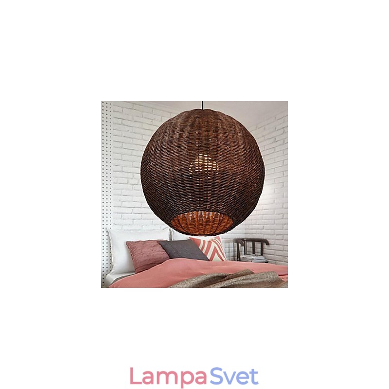 Moderná súčasná lampa Country Globe s kovovým príveskom