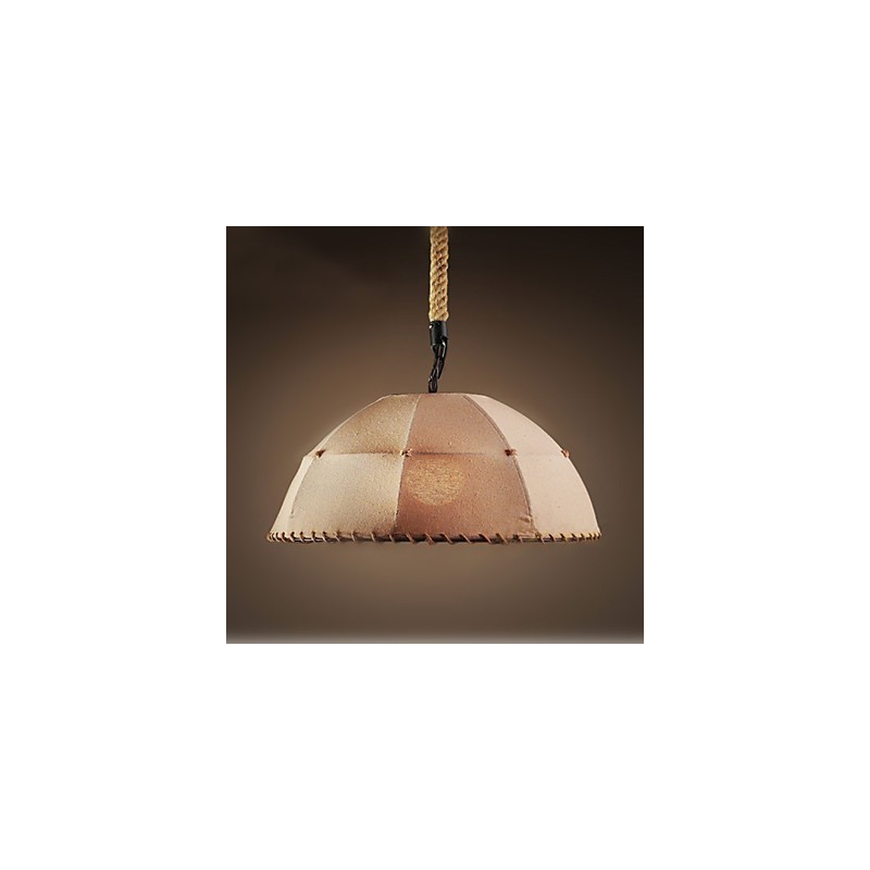 Zmluvná severská vintage bielizeň Konopné lano American Country Droplight Lamp