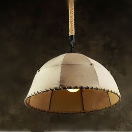 Zmluvná severská vintage bielizeň Konopné lano American Country Droplight Lamp