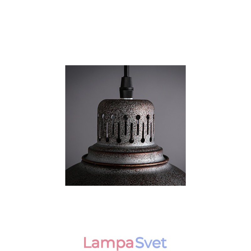 Vonkajšie kovové závesné svietidlo v retro štýle mini