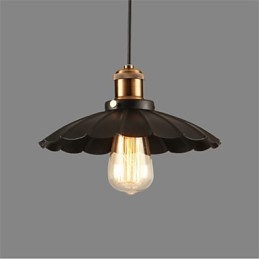 Jedinečný kovaný luster Black Umbrella Vintage