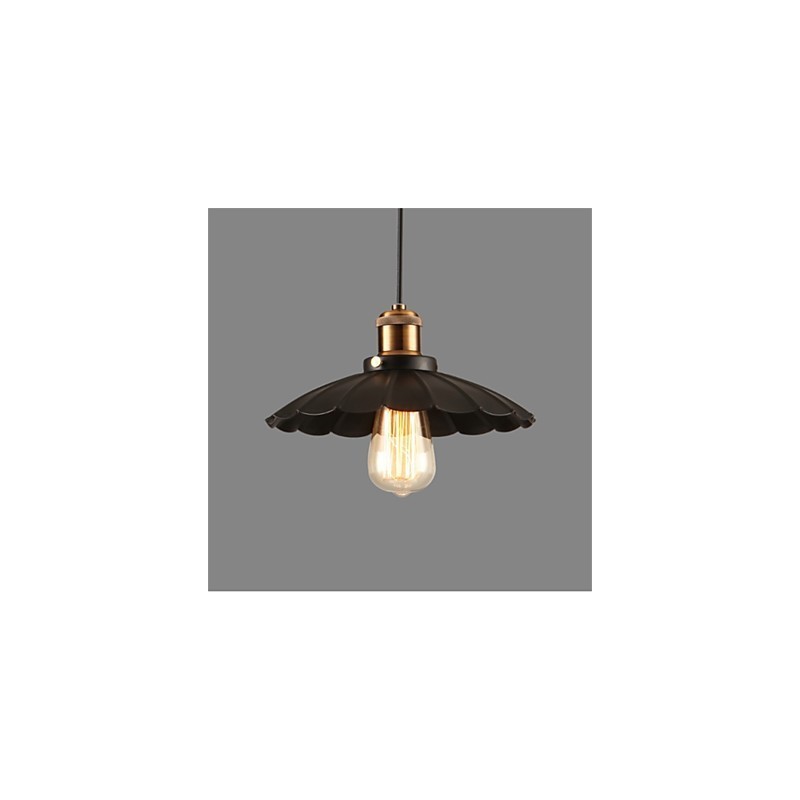 Jedinečný kovaný luster Black Umbrella Vintage