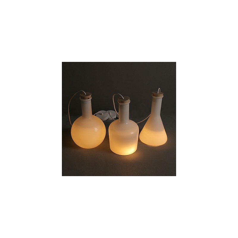 Súčasná a zmluvná Creative Magic White Glass Line Droplight