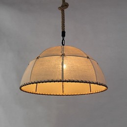 35CM Loft Priemyselná veterná Priama ľanová lampa American Country Creative Arts Droplight