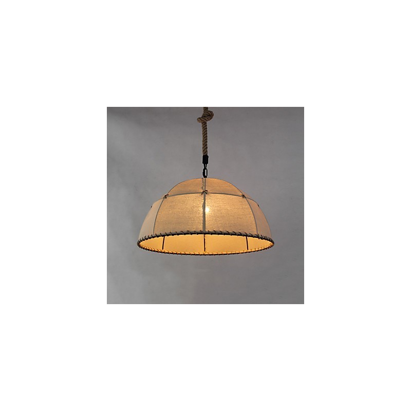 35CM Loft Priemyselná veterná Priama ľanová lampa American Country Creative Arts Droplight