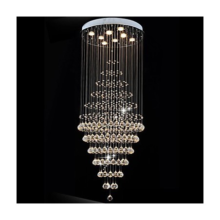 Moderný krištáľový luster svietidlá závesné svietidlá stropné svietidlá s 8 žiarovkami H180CM Moderný krištáľový luster svietidlá závesné svietidlá stropné svietidlá s 8 žiarovkami H180CM
