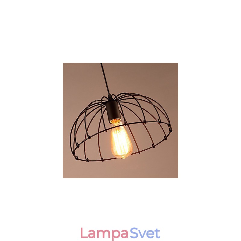 Retro dizajnérske kovové závesné svietidlo