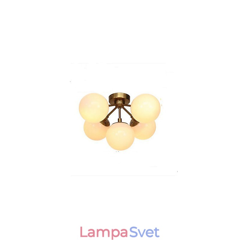 Luster so zlatými fazuľkami