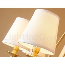 Čistá mosadz okrúhly prívesok na luster Light Traditional Classic