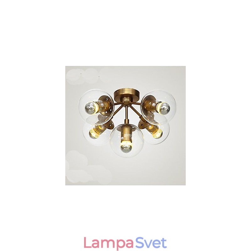 Luster so zlatými fazuľkami