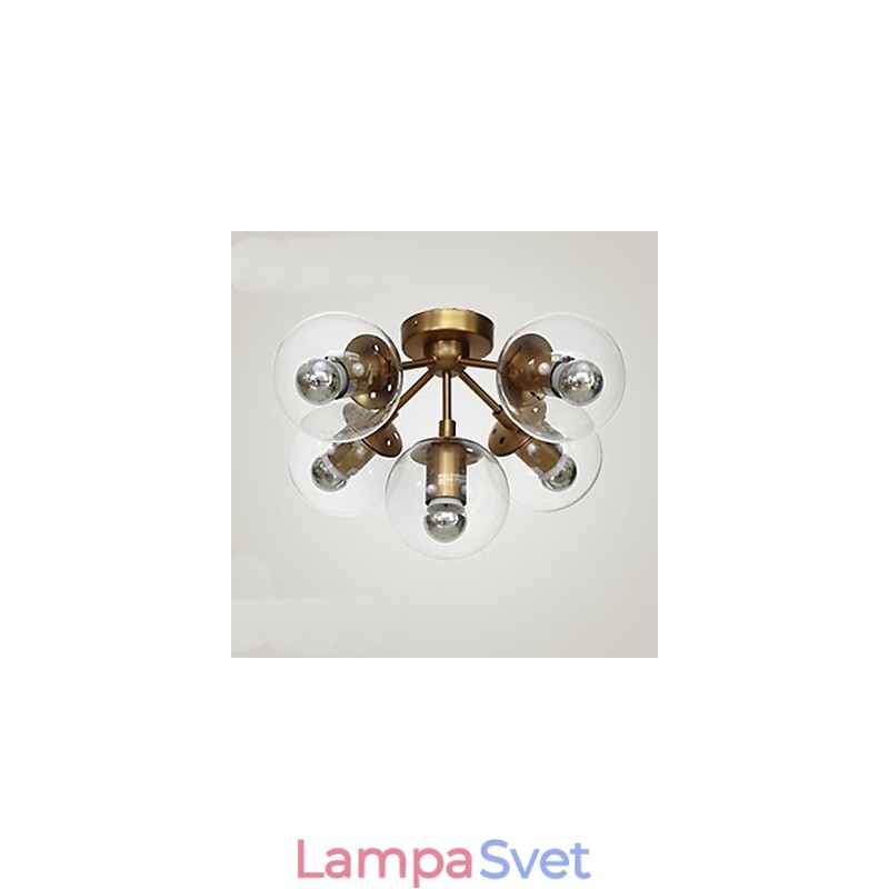 Luster so zlatými fazuľkami