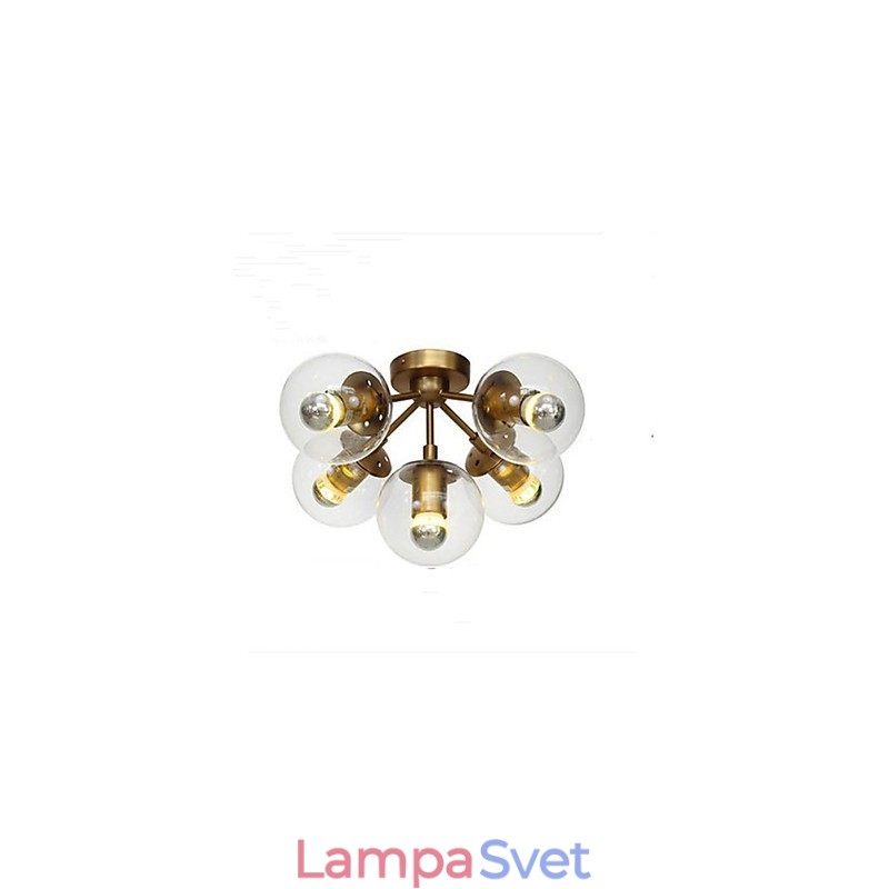 Luster so zlatými fazuľkami