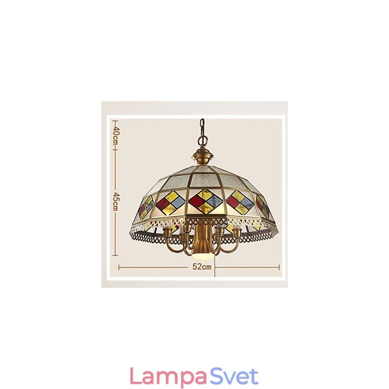 Závesné svietidlá Crystal Mini Style Traditional Classic Metal