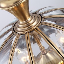 Závesné svietidlá Crystal Mini Style Traditional Classic Metal