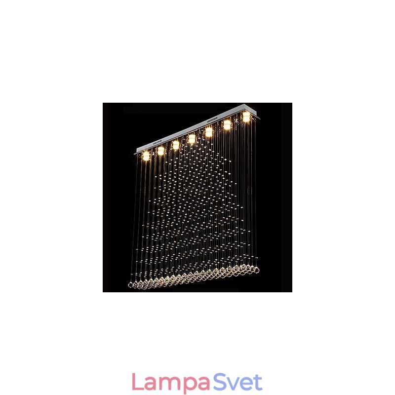 K9 Crystal Závesná lampa Závesný drôtený luster Osvetlenie Stropné svetlo Vnútorná kaviareň