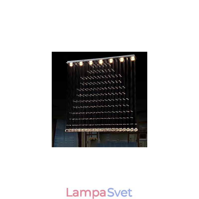 K9 Crystal Závesná lampa Závesný drôtený luster Osvetlenie Stropné svetlo Vnútorná kaviareň