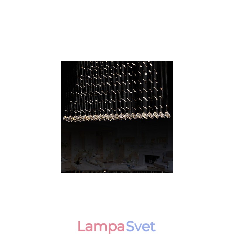 K9 Crystal Závesná lampa Závesný drôtený luster Osvetlenie Stropné svetlo Vnútorná kaviareň
