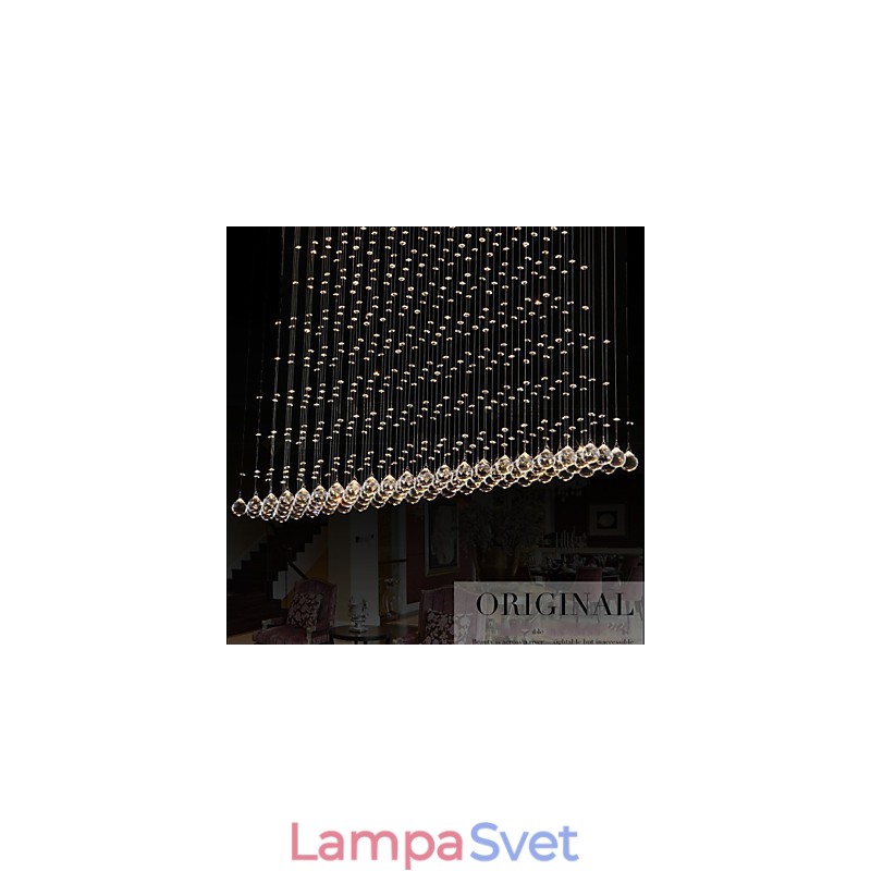 K9 Crystal Závesná lampa Závesný drôtený luster Osvetlenie Stropné svetlo Vnútorná kaviareň