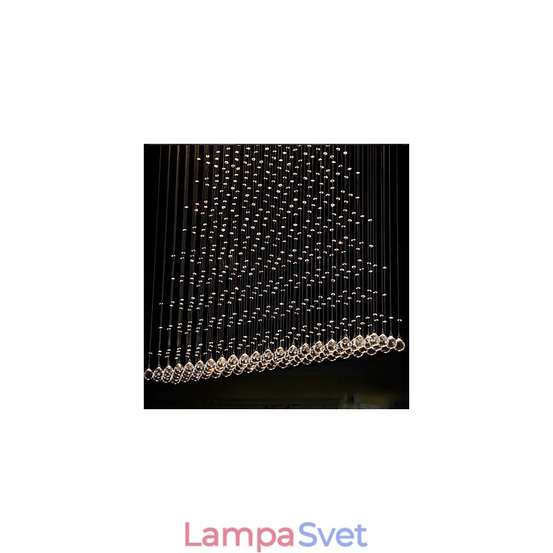 K9 Crystal Závesná lampa Závesný drôtený luster Osvetlenie Stropné svetlo Vnútorná kaviareň