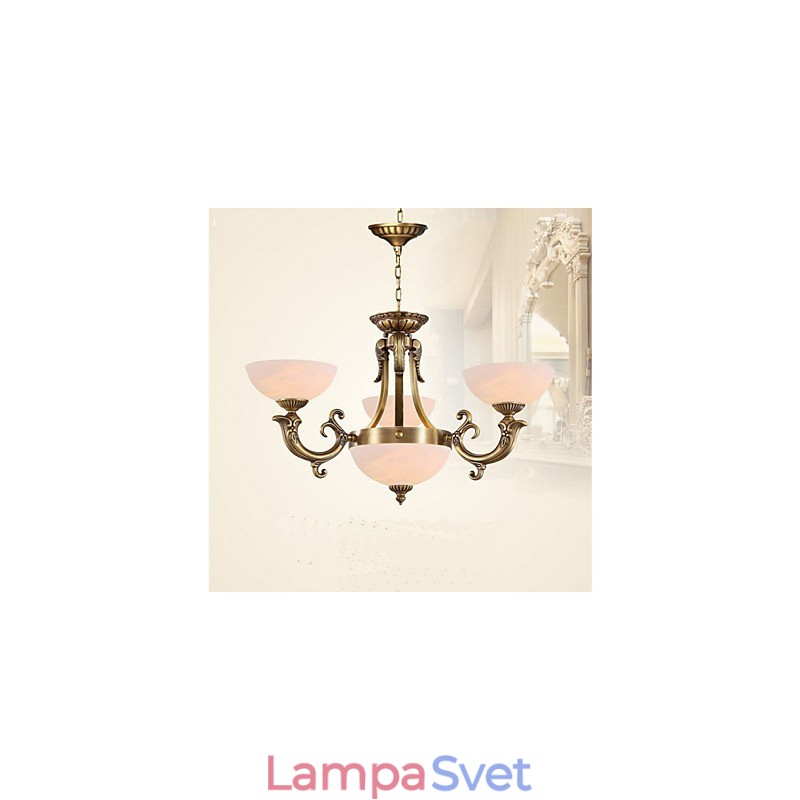 Jane Mramorové osvetlenie Art Copper Lamp