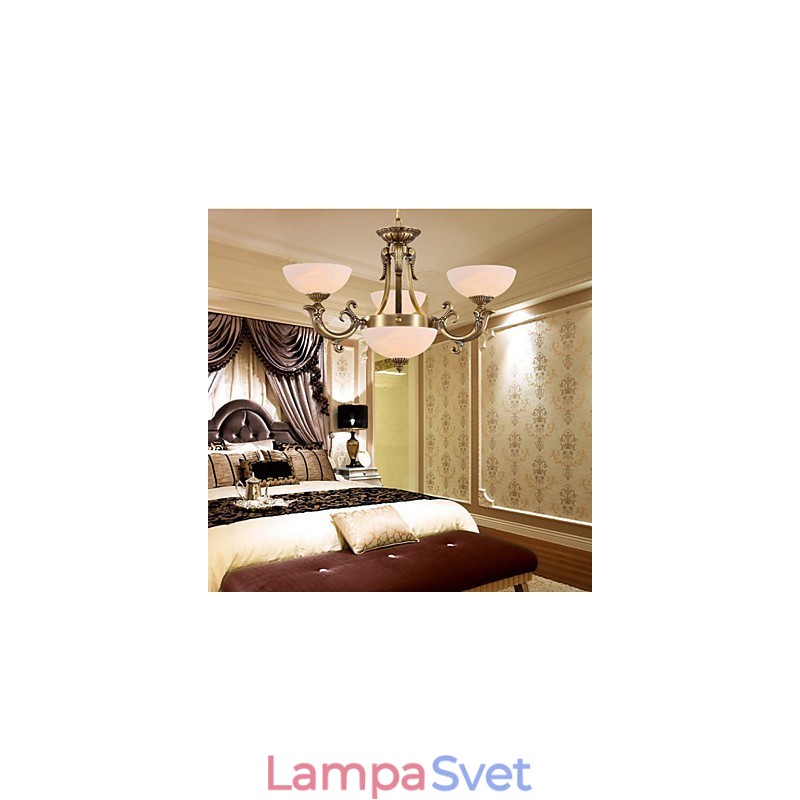 Jane Mramorové osvetlenie Art Copper Lamp
