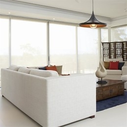 Závesné svietidlo Retro Vintage Tom Dixon Design Čierna maľba Závesné svietidlá