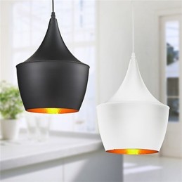 Závesné svietidlo Retro Vintage Tom Dixon Design Black White Type Cafe závesné svietidlá