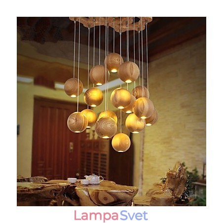 Závesné svetlá Mini štýl lampáše z bambusového dreva Závesné svetlá Mini štýl lampáše z bambusového dreva
