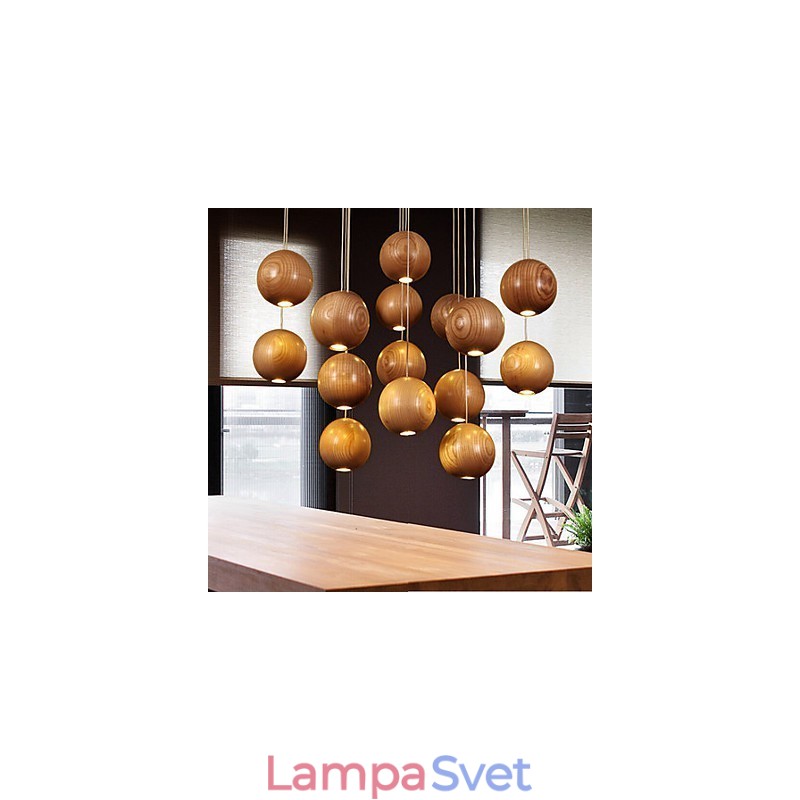 Závesné svetlá Mini štýl lampáše z bambusového dreva