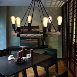 Luster Závesné svetlo Mini štýl Rustic Lodge Metal