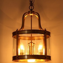 Závesné svietidlá Crystal Mini Style Traditional Classic Metal