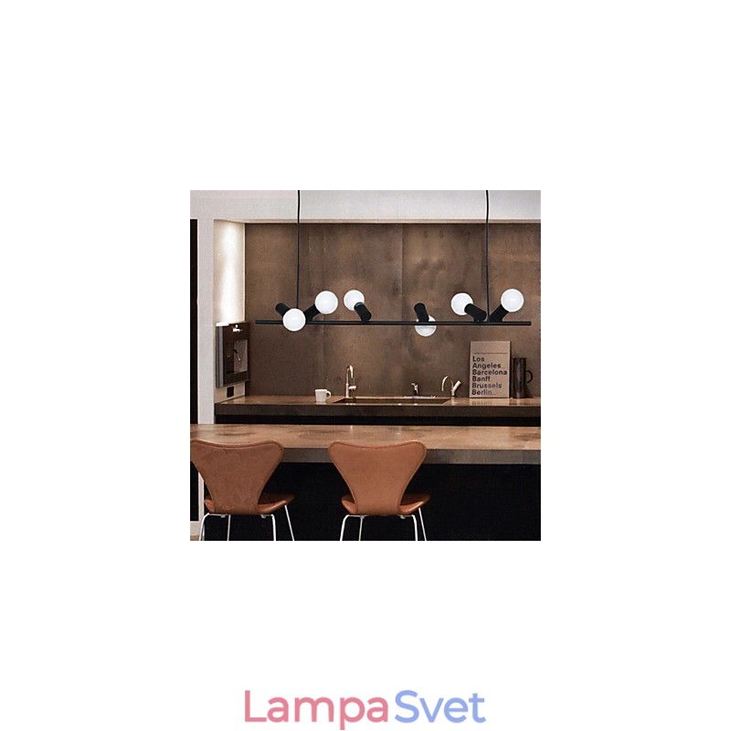 Kovové závesné svietidlo Vintage Retro Mini Style Maľba