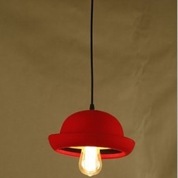 Čierny luster s príveskom na klobúk Cafe Design