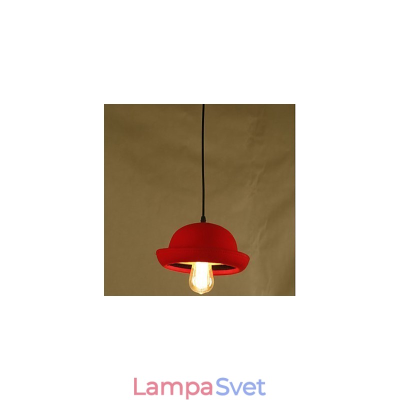 Čierny luster s príveskom na klobúk Cafe Design