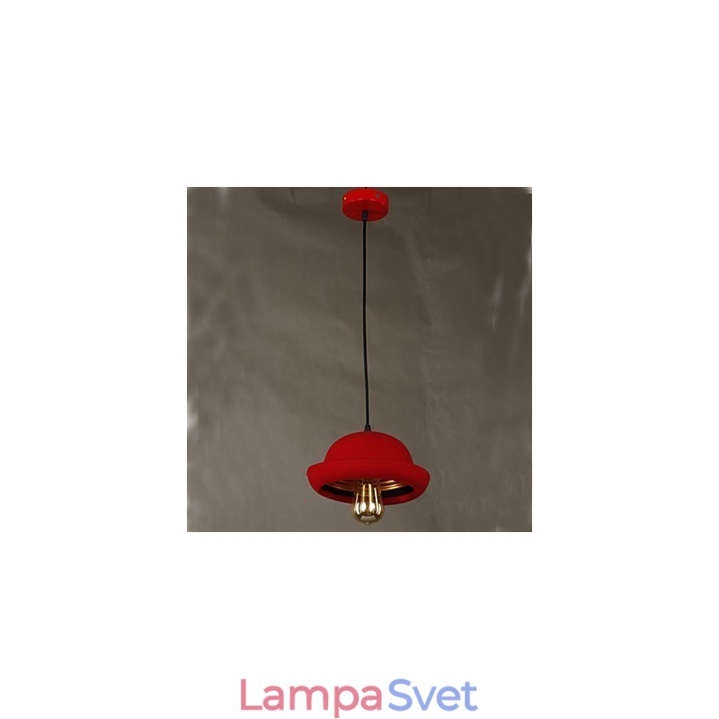 Čierny luster s príveskom na klobúk Cafe Design