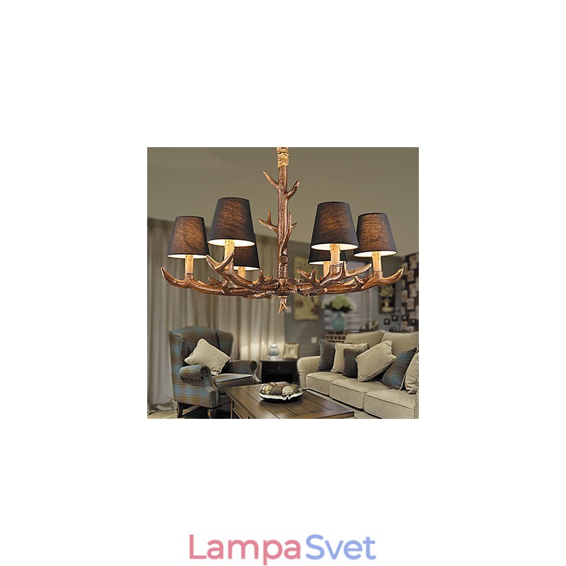Lustrový prívesok Light Vintage Resin