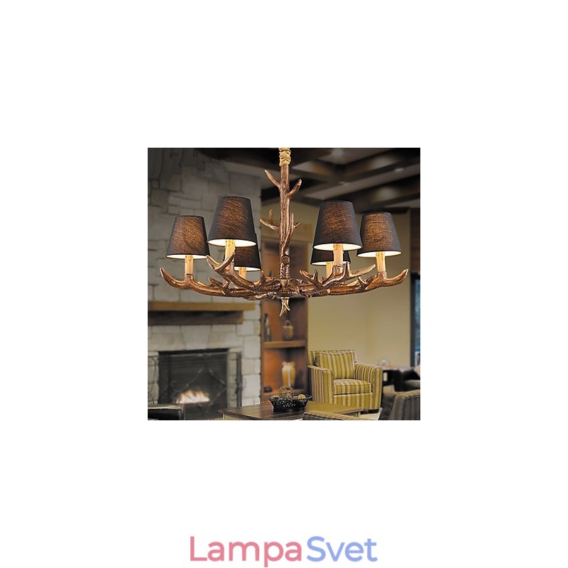 Lustrový prívesok Light Vintage Resin