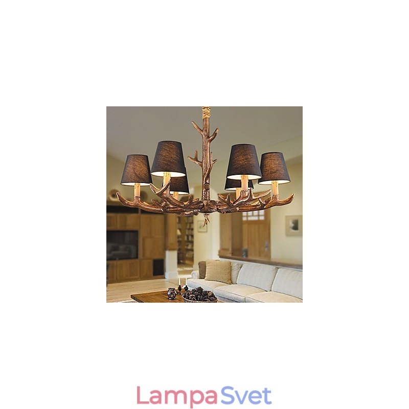 Lustrový prívesok Light Vintage Resin