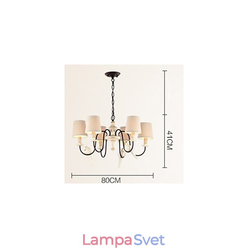 Lustrový prívesok Light Vintage Resin