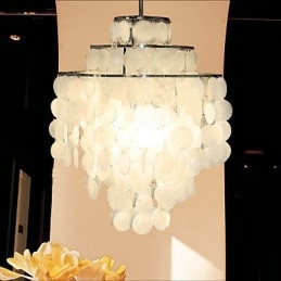 LAMPA Minimalistický mušľový luster Den Luster