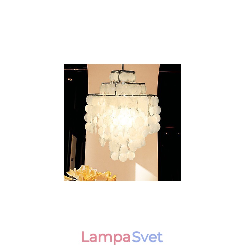LAMPA Minimalistický mušľový luster Den Luster