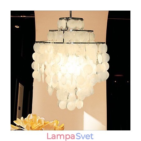 LAMPA Minimalistický mušľový luster Den Luster LAMPA Minimalistický mušľový luster Den Luster