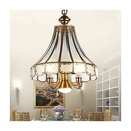 Závesné svietidlá Crystal Mini Style Traditional Classic Metal Závesné svietidlá Crystal Mini Style Traditional Classic Metal