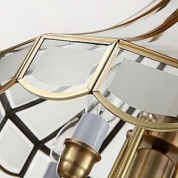 Závesné svietidlá Crystal Mini Style Traditional Classic Metal