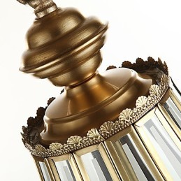 Závesné svietidlá Crystal Mini Style Traditional Classic Metal