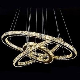 Závesné svietidlá Crystal Modern Contemporary Metal