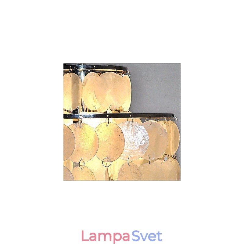 LAMPA Minimalistický mušľový luster Den Luster