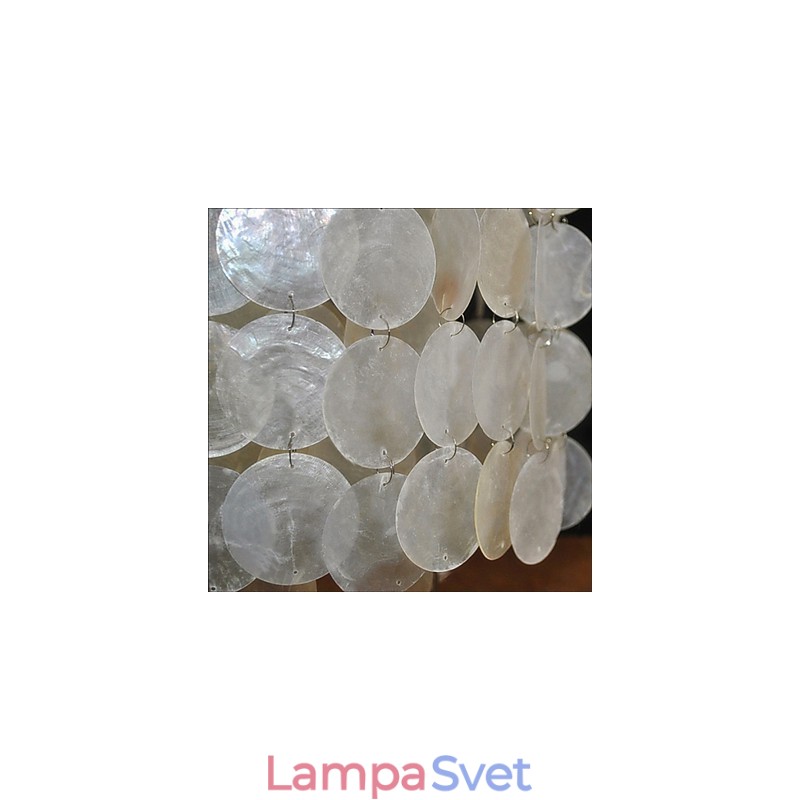 LAMPA Minimalistický mušľový luster Den Luster
