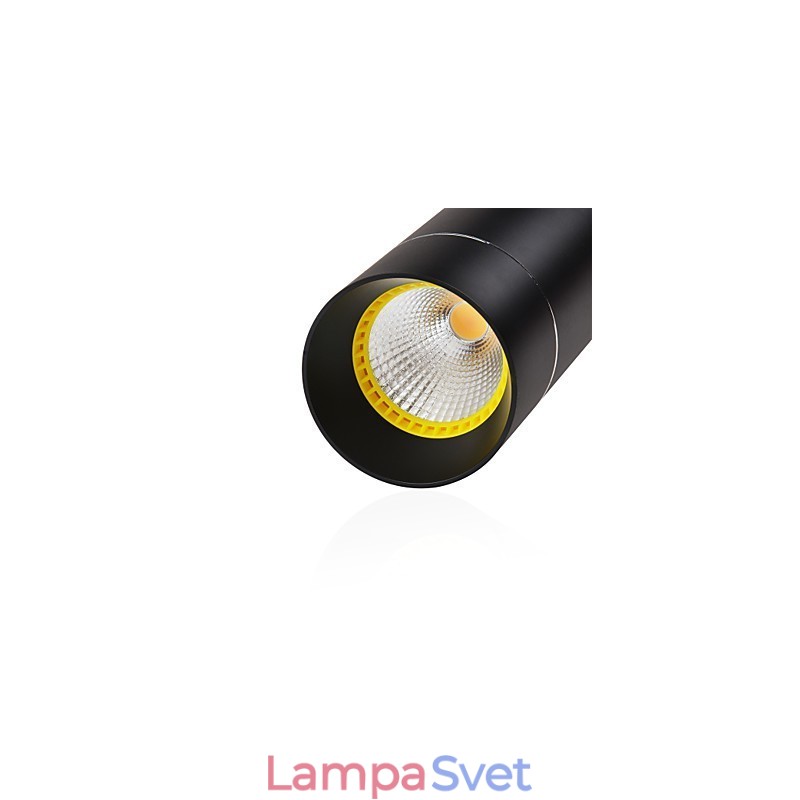 1 Light Mini Závesné svietidlo Čierne eloxované hliníkom